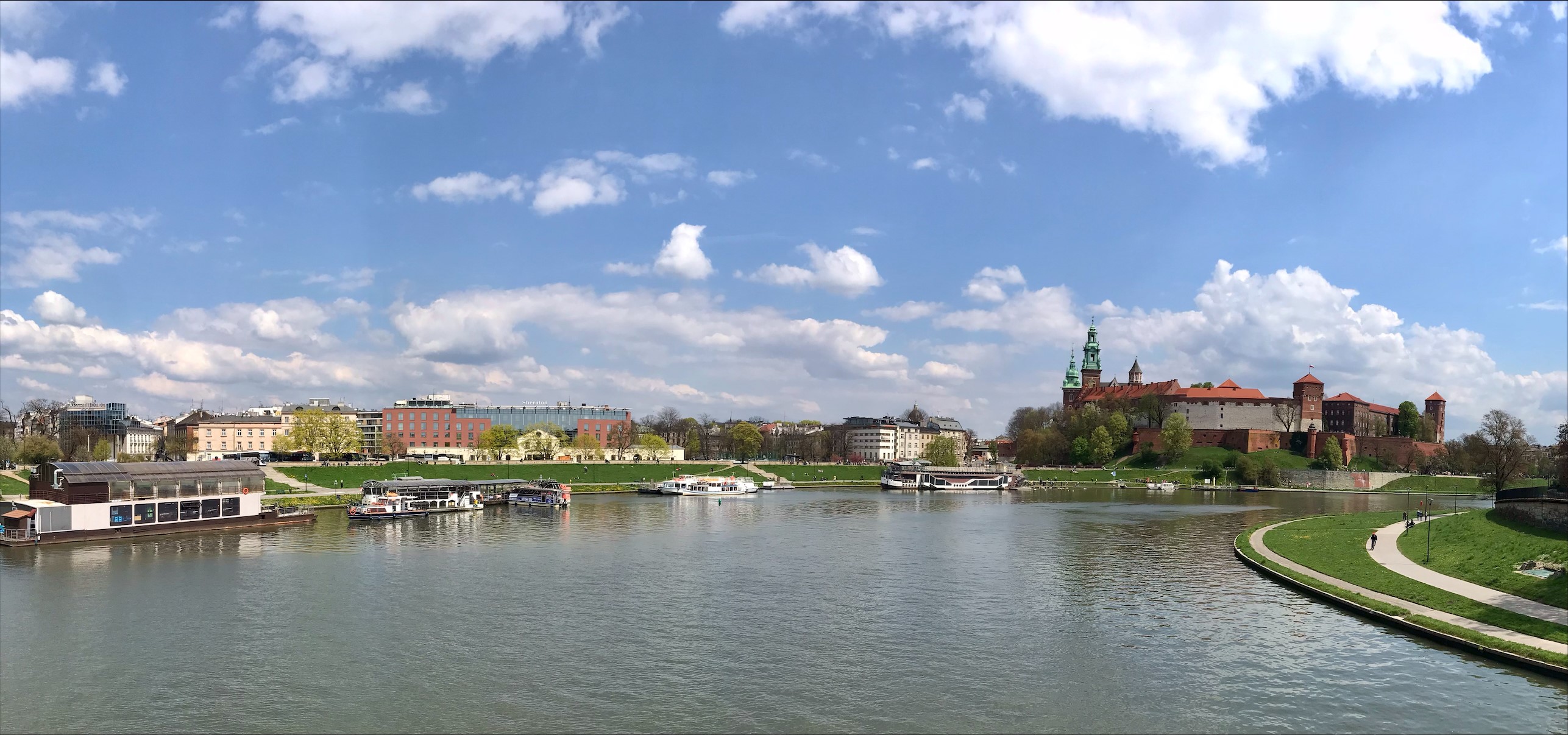 Sheraton Hotel and Wawel castle
